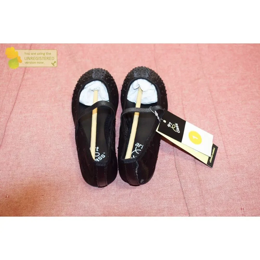 art class Kids' Sybil Ballet Flats Black Size 1